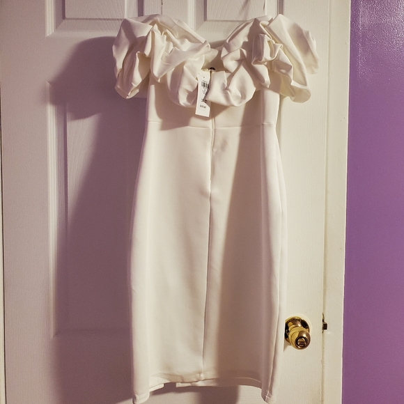 NWT White Dress from Honey - Picture 2 of 5